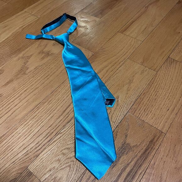 Men's Warehouse Seafoam Blue Adjustable TIE Men’s Career Work Business Wedding - Picture 1 of 3